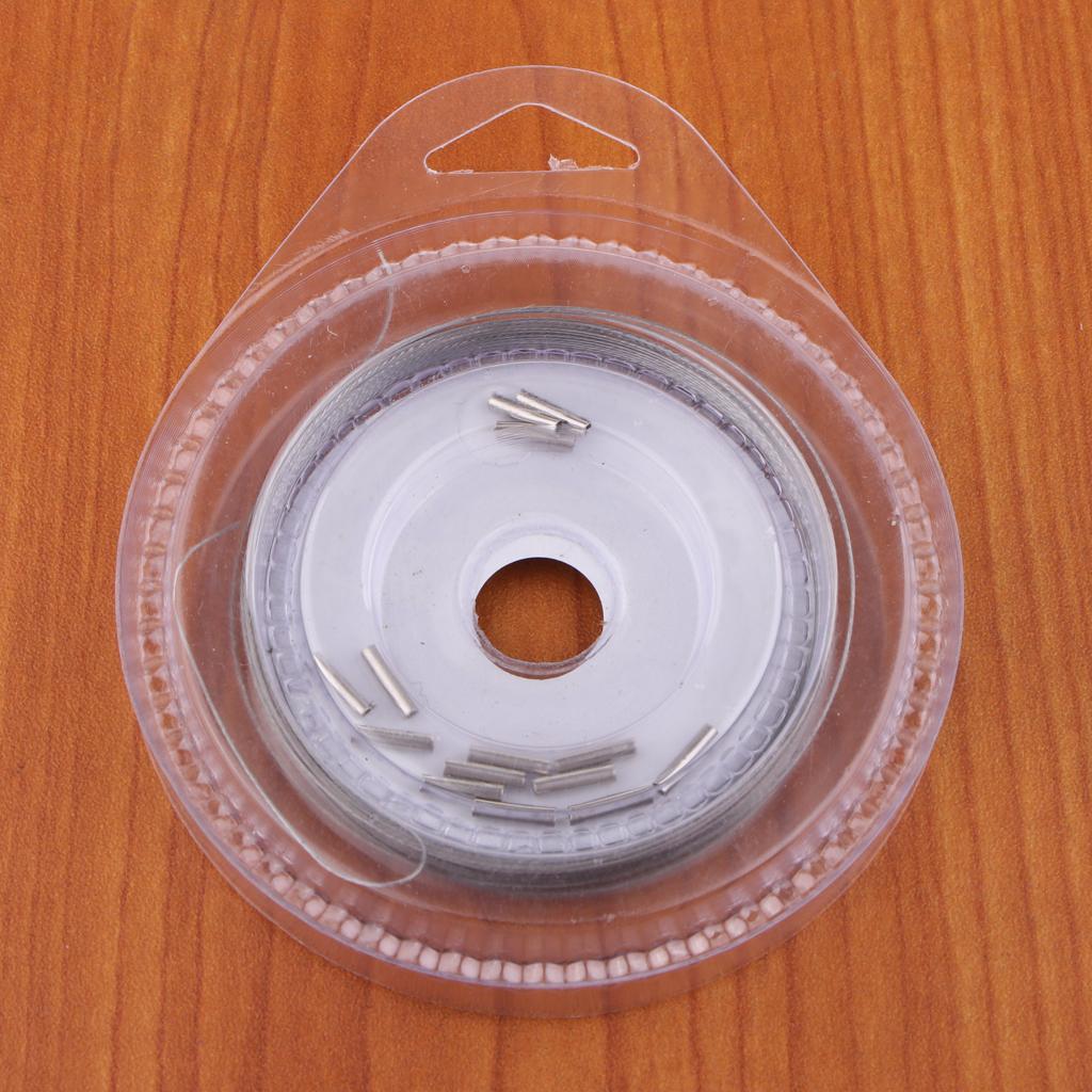 Stainless Steel Fishing Leader Wire 7 Strands Fishing Leader Line 33ft/10LBS
