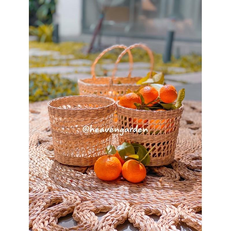 Giỏ mây, cói decor- trang trí nhà cửa