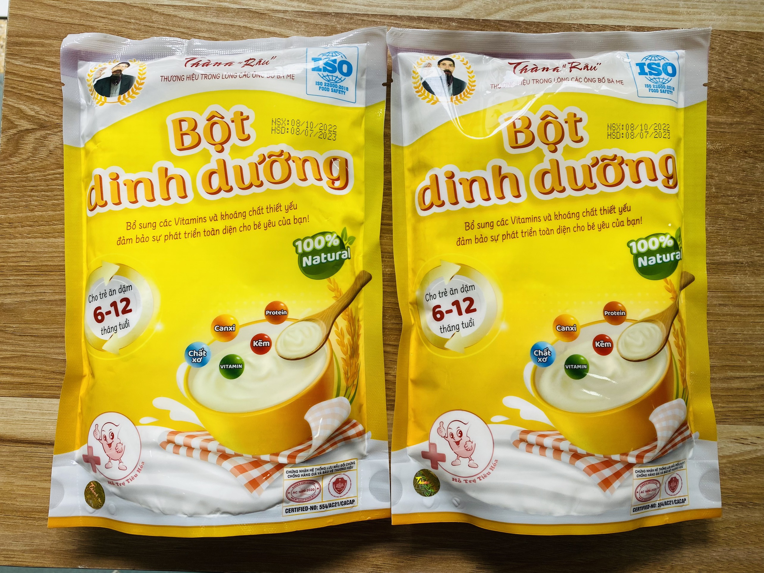 COMBO 2 GÓI BỘT DINH DƯỠNG ĂN DẶM CHO TRẺ EM THÀNH RÂU - 1KG