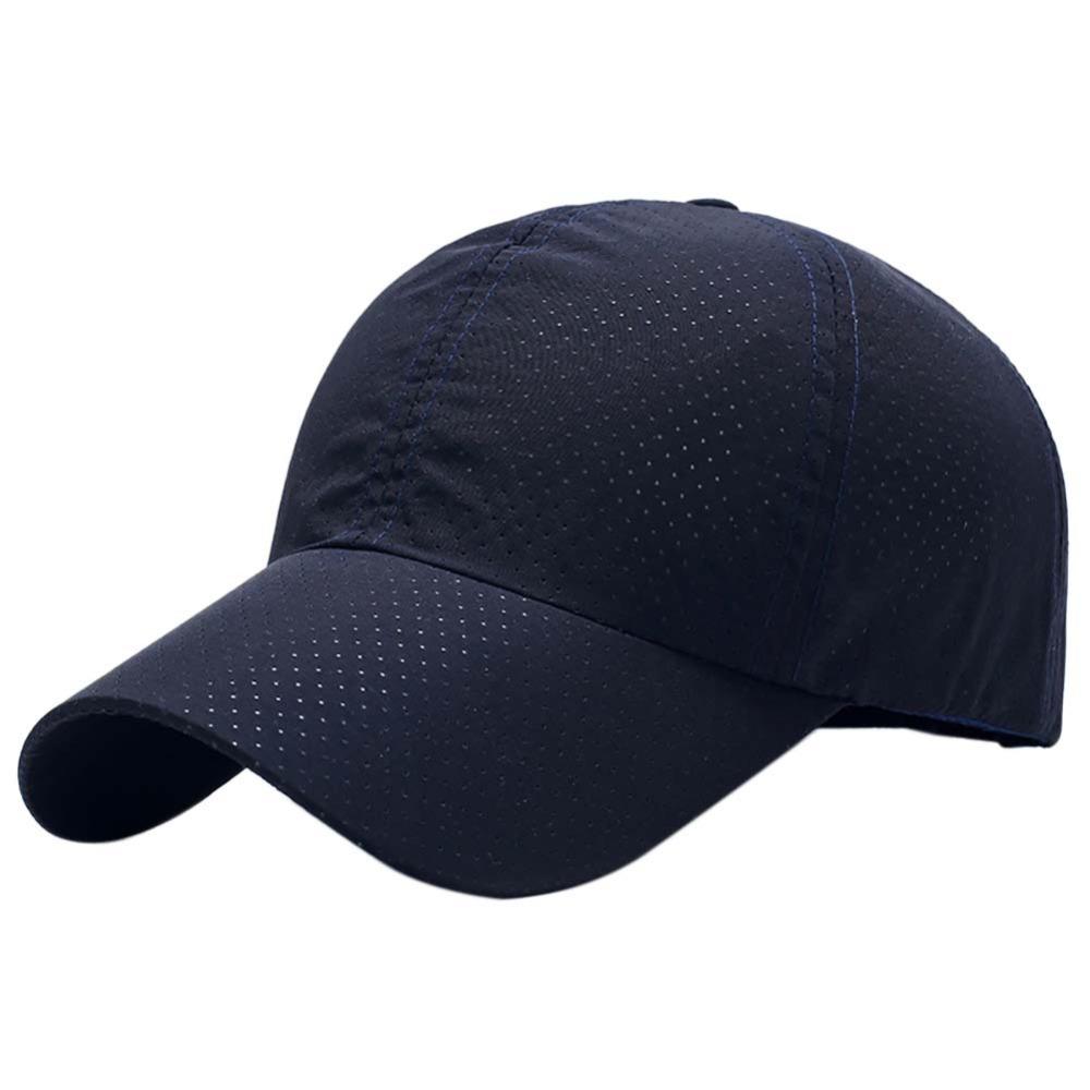 Mũ golf nam nữ mùa hè Thin lưới di động nhanh khô. Color: Blue
