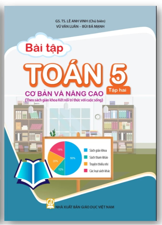 Sách - Bài tập toán cơ bản và nâng cao Lớp 5 - (lẻ +combo) (Kết nối)