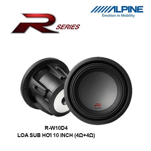 R-W10D4 Loa sub hơi ô tô 10 INCH chính hãng Alpine