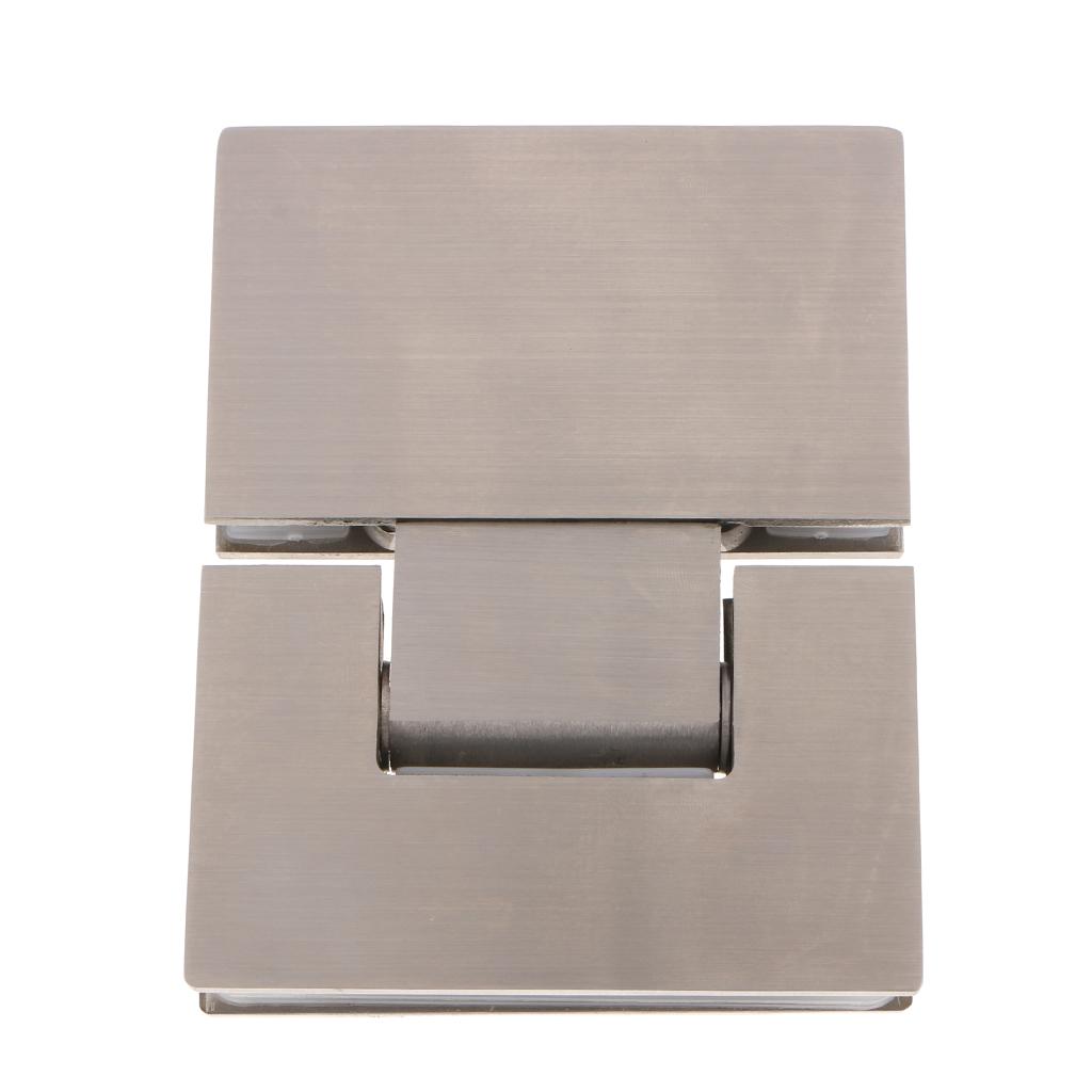 180 Degree Adjustable Glass Shower Hinges Tempered Glass Clamp Connector Shower Doors Hinges