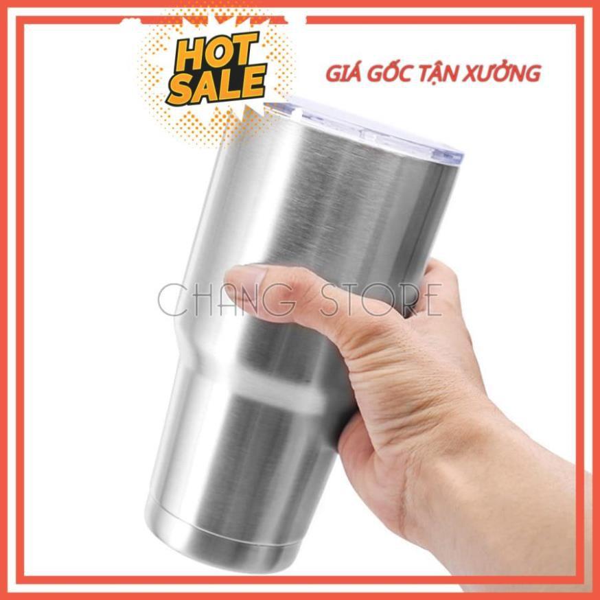 Cốc Giữ Nhiệt Thái Lan 900ml Chống Trào Tiện Lợi + Tặng Kèm Full Bộ Phụ Kiện Ống Hút Tái Sử Dụng Và Túi Đựng