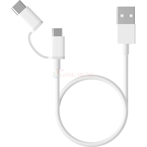 Cáp 2 trong 1 Micro USB - Type-C Xiaomi Mi SJV4083TY SJX01ZM/SJV4082TY SJX02ZM - Hàng chính hãng