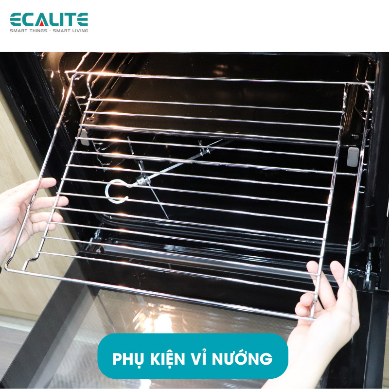 Lò Nướng Âm Tủ Ecalite EOV-JA7060BL - 70L - 9 Chức Năng Nướng - Điều Khiển Cảm Ứng - Hàng Chính Hãng