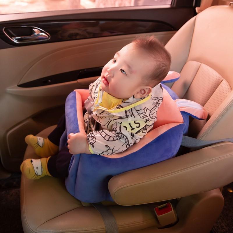 Ghế tập ngồi cho bé vải bông ấm áp an toàn ngồi ăn ngồi xe ô tô - ghe tap ngoi cho be vai bong