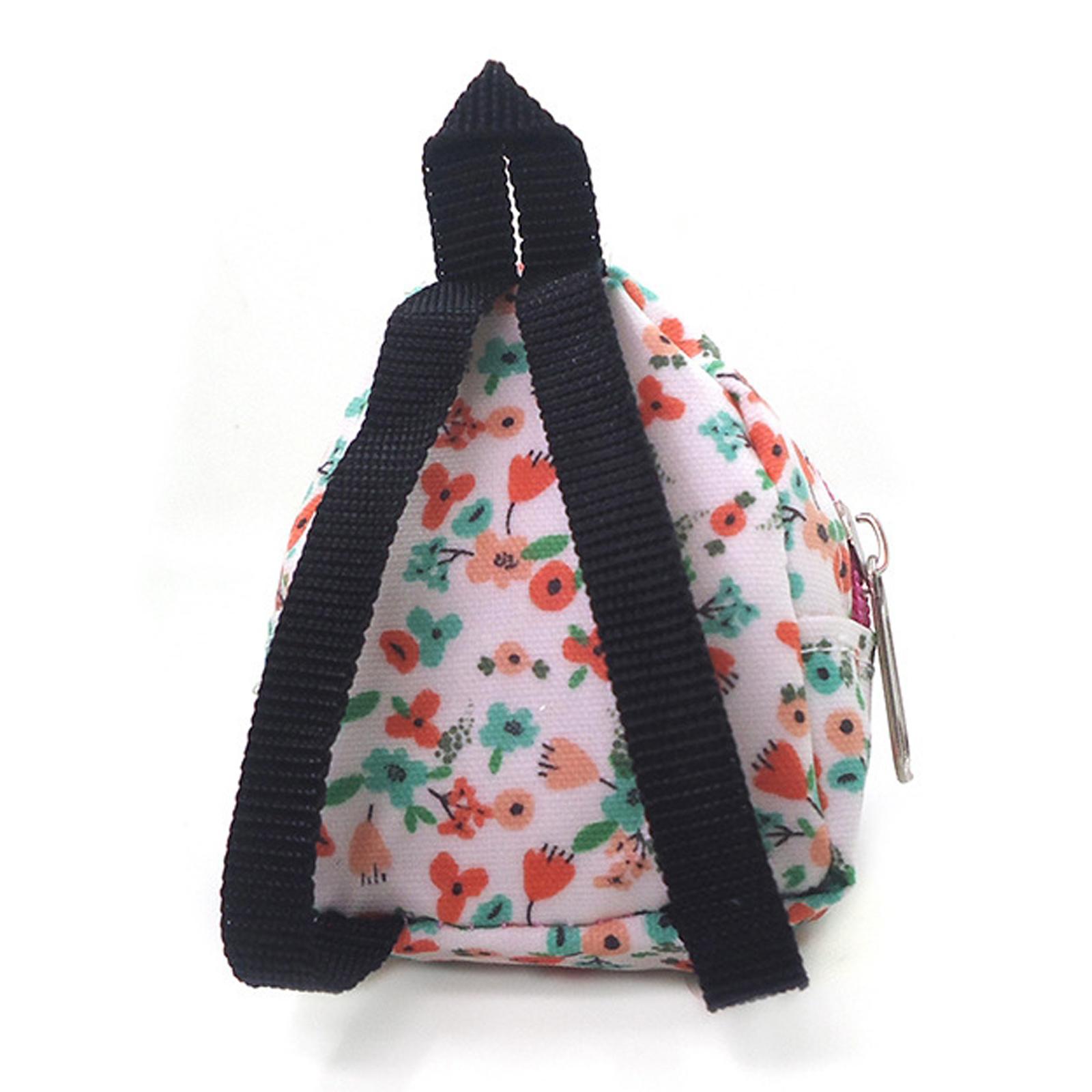 Doll Colorful Backpack 1:6 1:12 Doll Accessories Cute Mini Bags Backpack Schoolbag for Girl Dolls