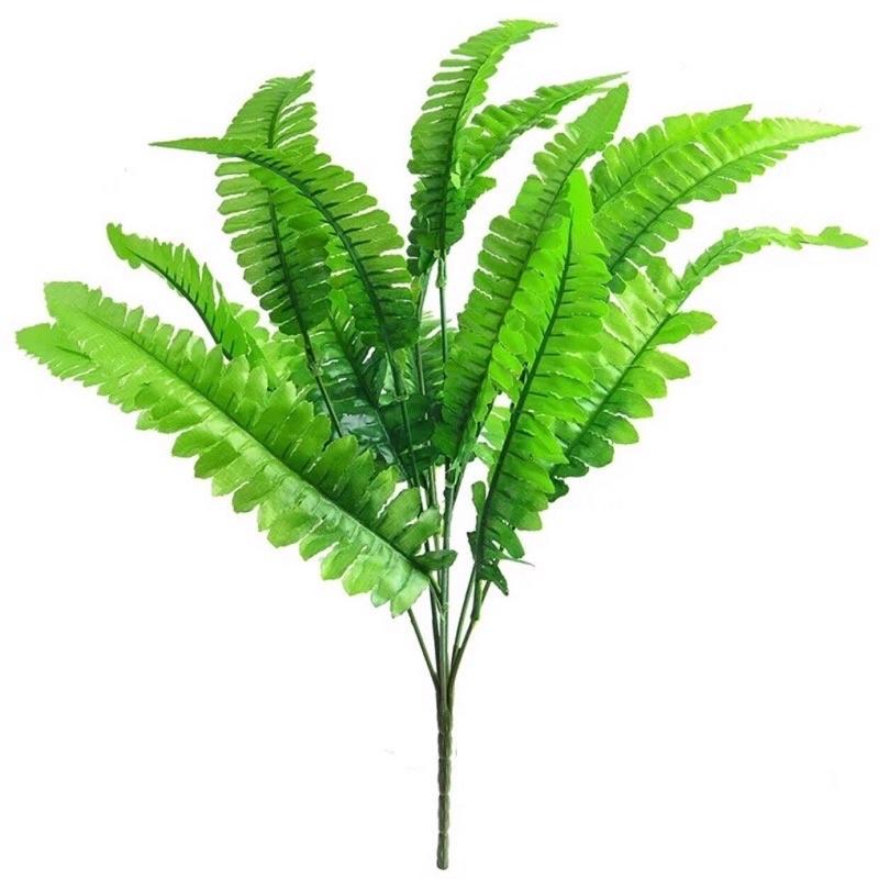 Cây dương xỉ vải 7 nhánh sẵn đủ màu - Cây lá trang trí