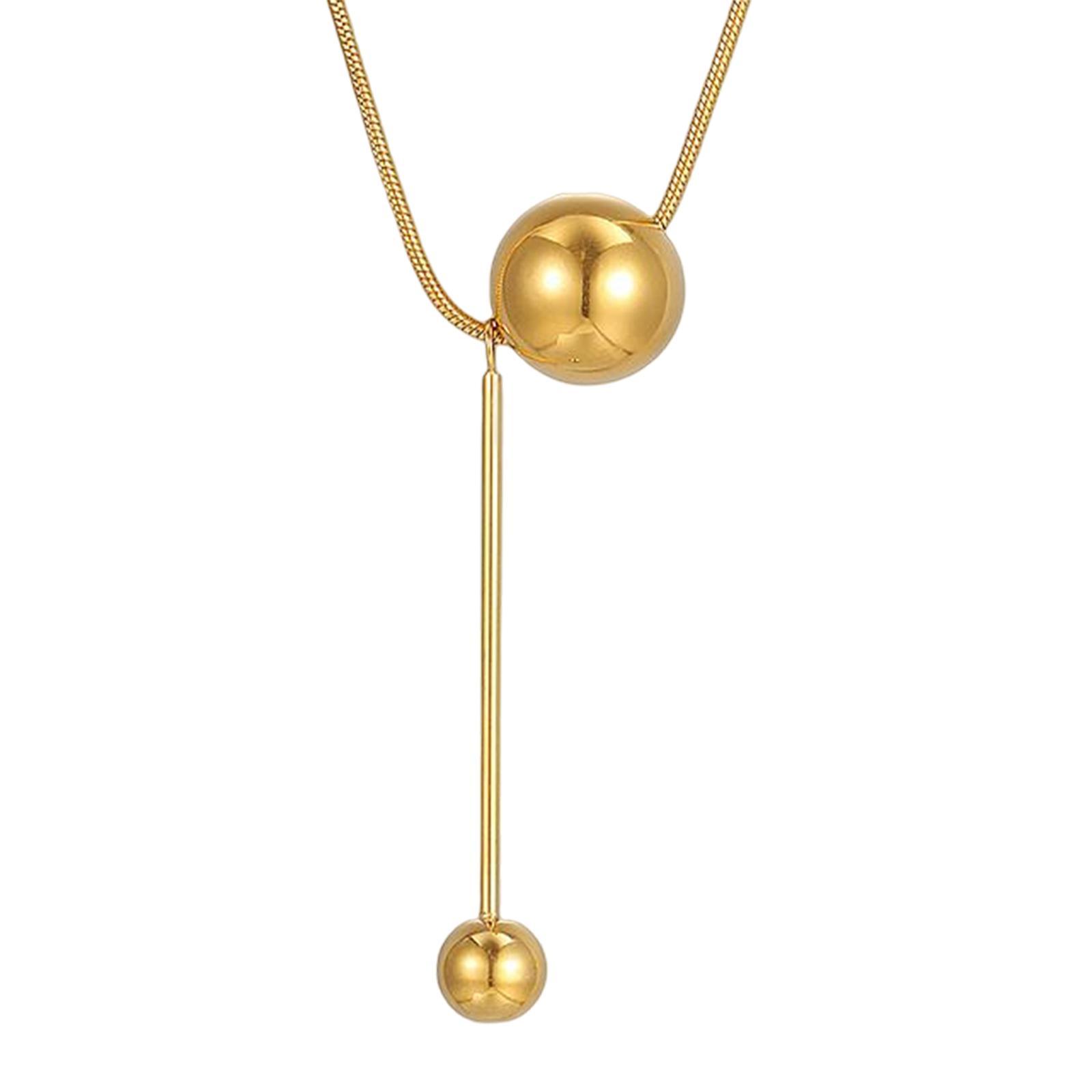 Ball Pendant Necklace Creative Choker Necklace for Daily Wear