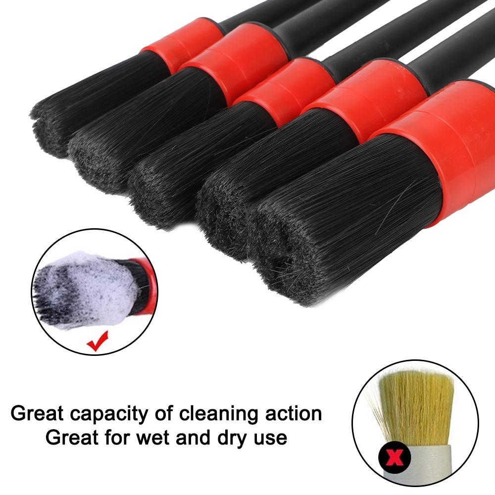 Set 9 đầu cọ vệ sinh xe hơi chuyên dụng