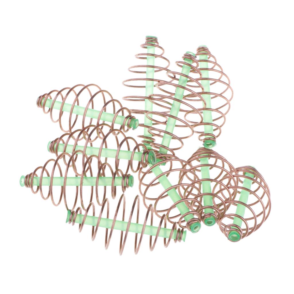 2xMetal Fishing Feeders Fishing Tackle Bait Thrower 4.5x2.2cm Coarse Bait