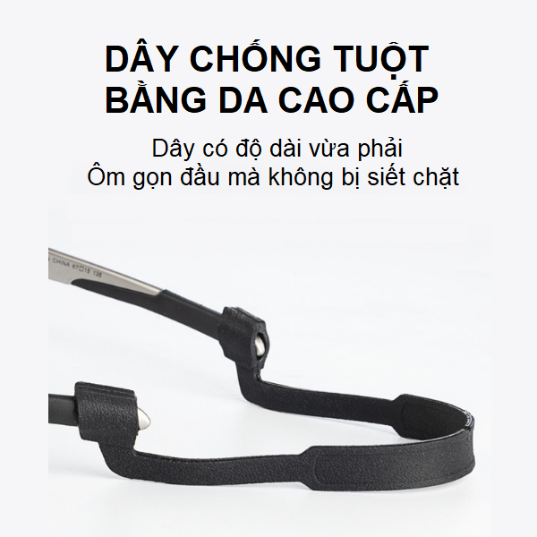 Kính mát nam nữ thể thao phân cực Anasi IG0099 cao cấp - Kính râm chống tia UV400 - Phụ kiện 5 món đi kèm