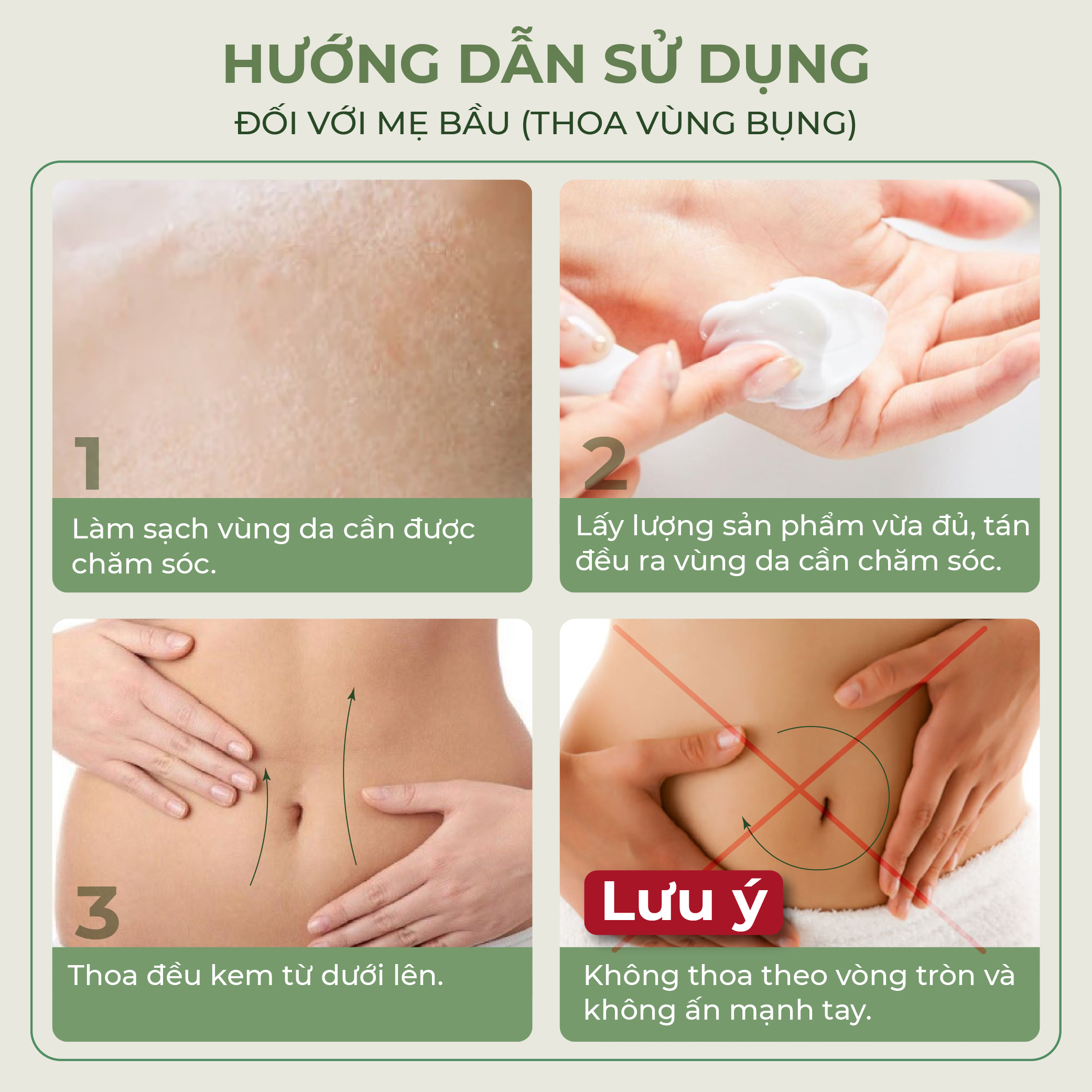 [COMBO 3] Kem Rạn Da Ovela Abera 50ML - Dưỡng Ẩm,  Giảm Rạn Cũ, Ngừa Rạn Mới, Kem Rạn Da Cho Mẹ Bầu
