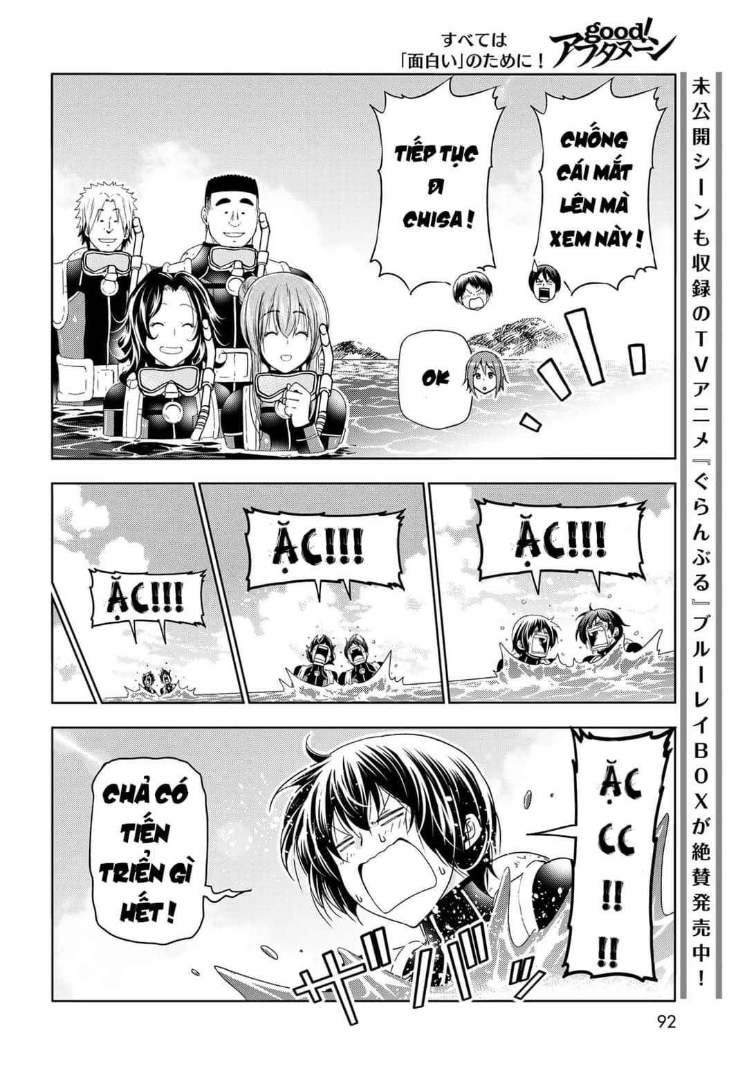 cô gái thích lặn - grand blue chapter 80 30