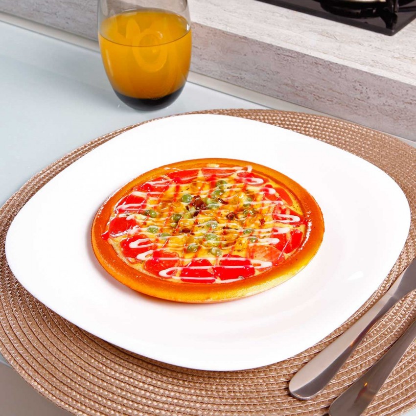 Combo 4 Đĩa Hình Vuông Vê Cạnh 27 Cm x 27 Cm - Sản xuất tại Tây Ban Nha
