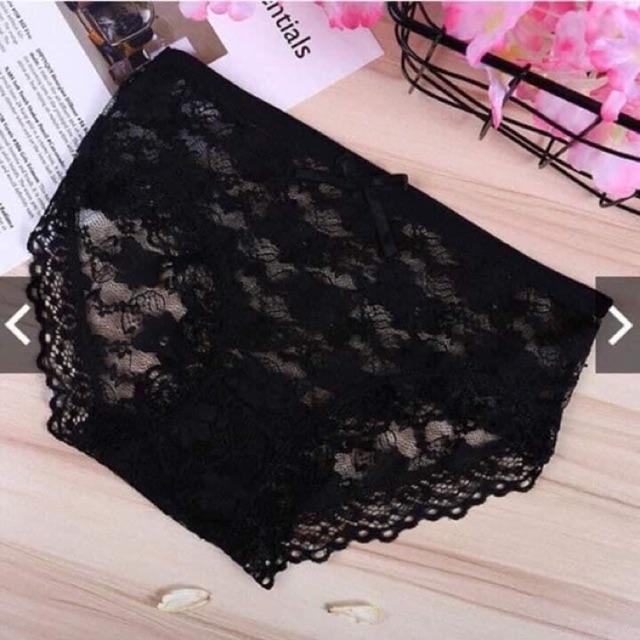 LỐ 10 QUẦN LÓT REN HOA MỎNG GỢI CẢM CHO NỮ 3808