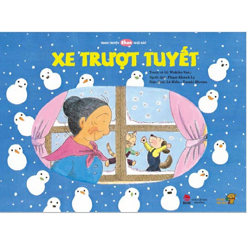 Xe trượt tuyết - Tranh truyện Ehon kích thích tư duy cho trẻ từ 3-6 tuổi.