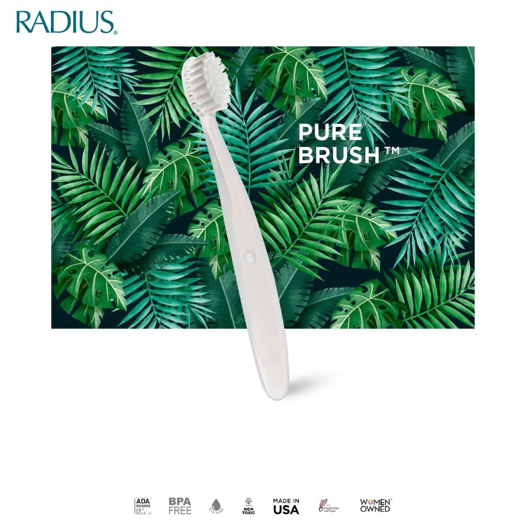 Bàn Chải Siêu Mềm Radius - Pure Baby Toothbrush - Cho Bé Từ 6 Tháng