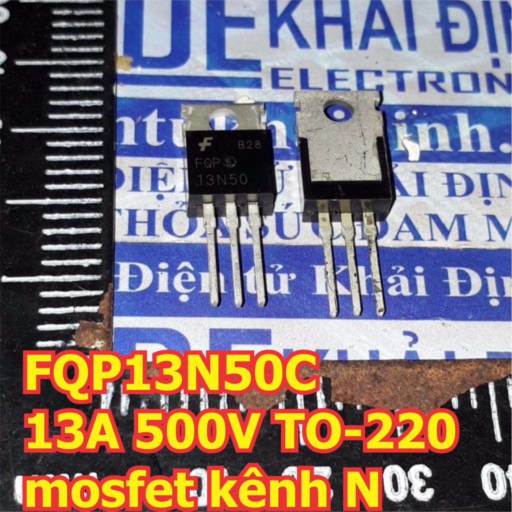 2 con FQP13N50C FQP13N50 13N50 13A 500V mosfet kênh N TO-220 kde6155