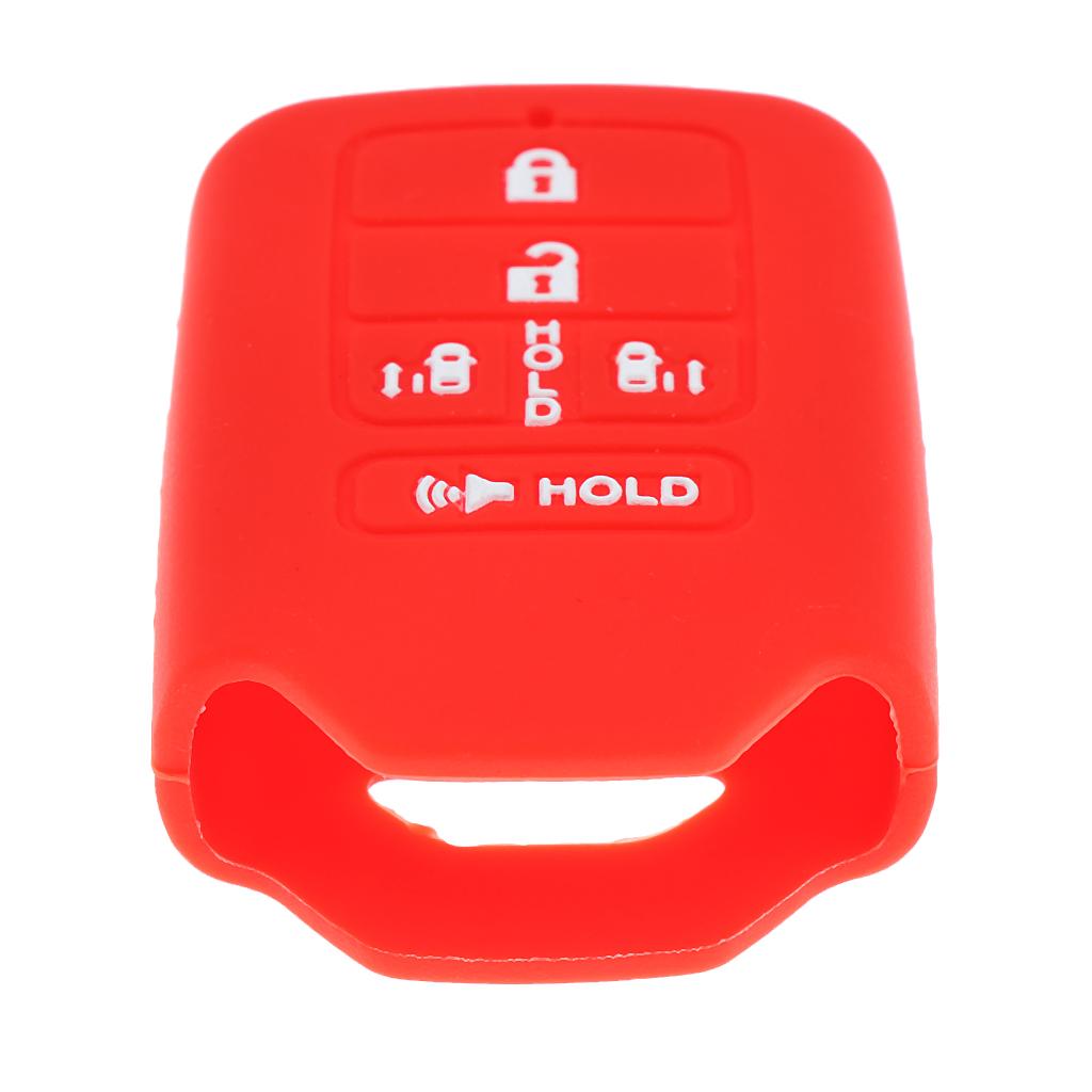 Car 6 Buttons Silicone Key  Fob  Case For
