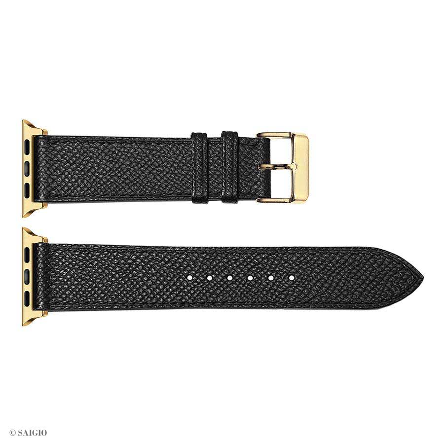 Dây Đồng Hồ Apple Watch 49mm 45mm 44mm 42mm, Chất Liệu Da Bê EPSOM Thảo Mộc Cao Cấp, Nhập Khẩu Từ Châu Âu, Dây Đeo Phong Cách Hiện Đại và Sang Trọng, Tương Thích Các Phiên Bản Series Ultra2/Ultra/SE2/SE/10/9/8/7/6/5/4/3/2/1