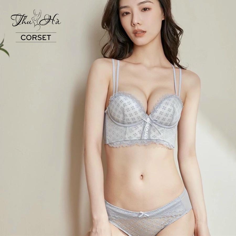 Áo lót ren nâng ngực đệm mỏng mềm mại