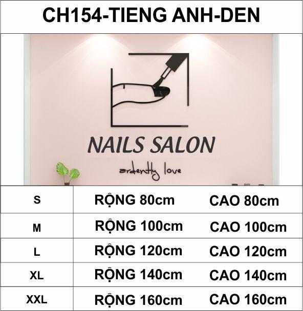 Tranh mica dán tường - trang trí cửa hàng làm móng tay và lông mi, thẩm mỹ viện, salon
