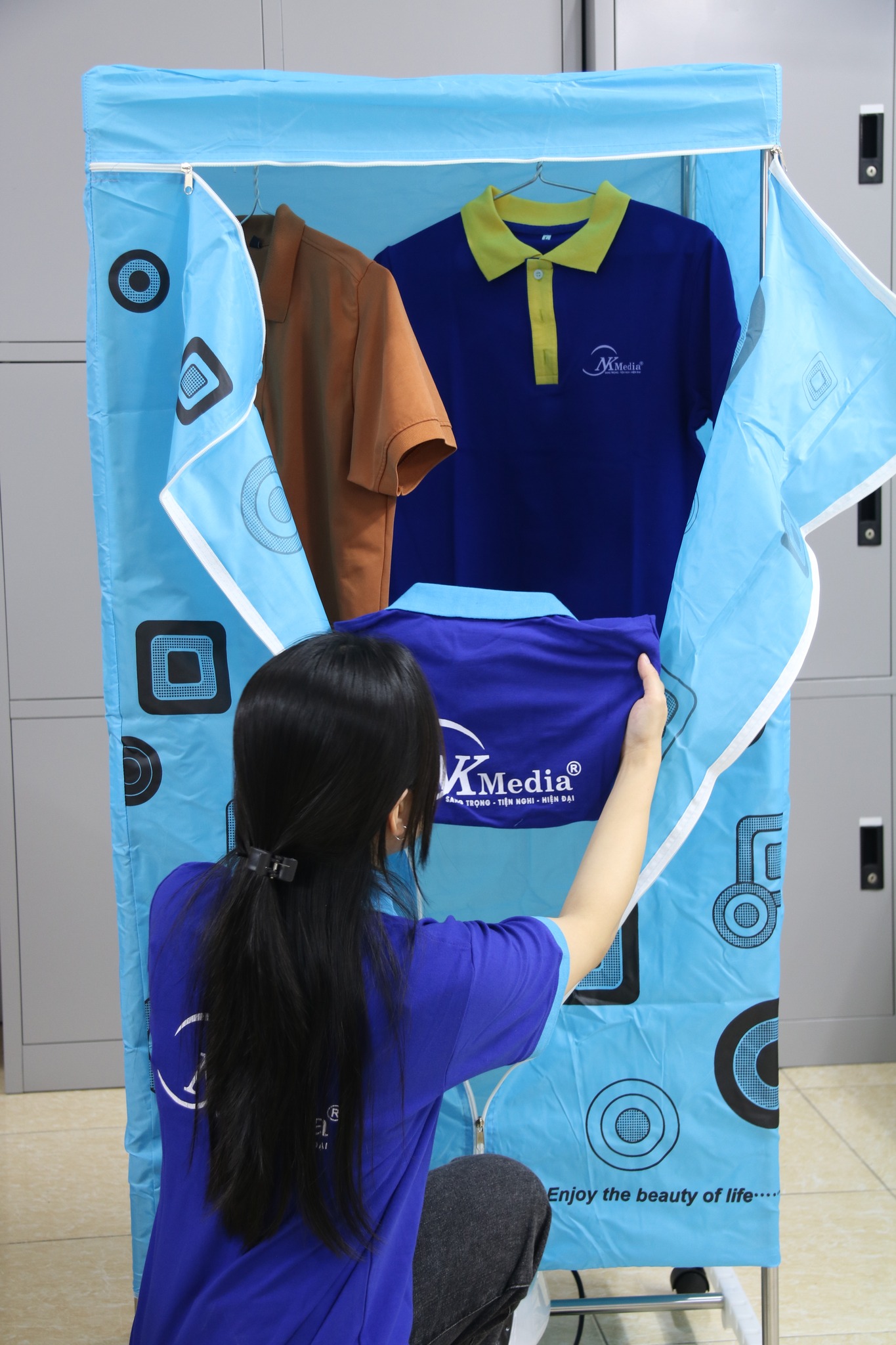 Tủ Sấy Quần Áo NK Media MD-CD0216 (Kèm Điều Khiển) - Hàng Chính Hãng