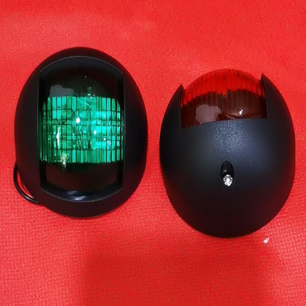 2pcs 12V Marine Boat Yacht Light , LED Bow Navigation Side Lights Sailing Signal Light, Durable