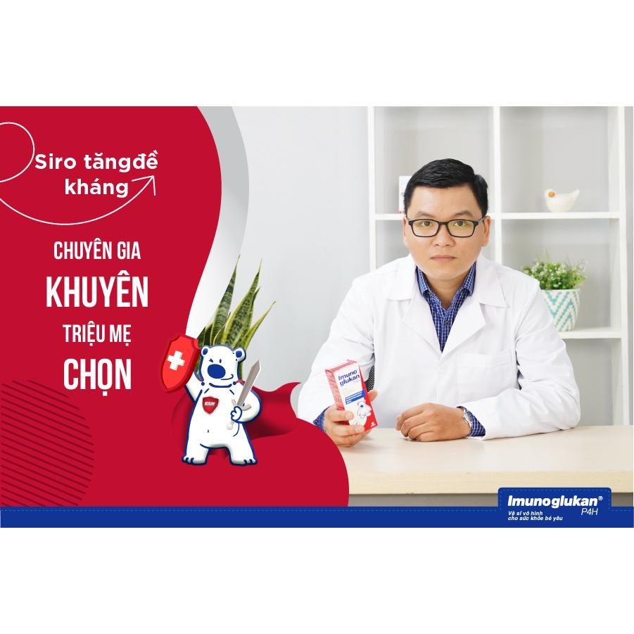 SiroKan ImunoGlukan - Hỗ trợ miễn dịch nâng cao sức đề kháng cho bé - Chai 120ml