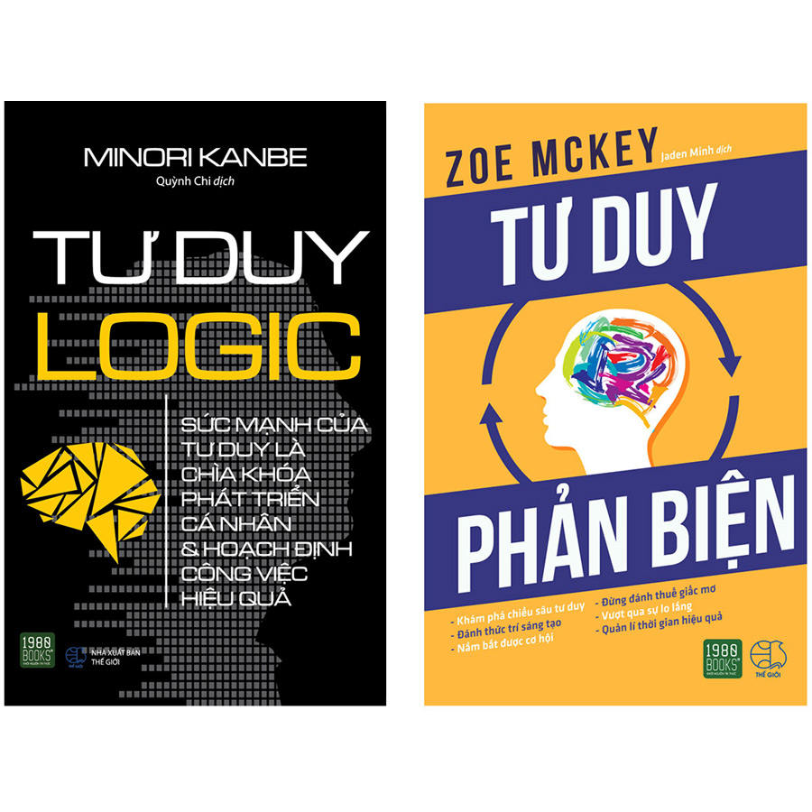 Combo 2 Cuốn: Tư Duy Phản Biện+ Tư Duy Logic