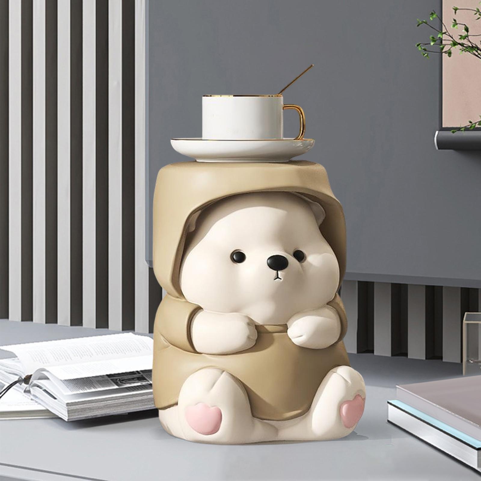 Adorable Bear Figurine Balloon Bear Figure Arrangement Cabinet Decor