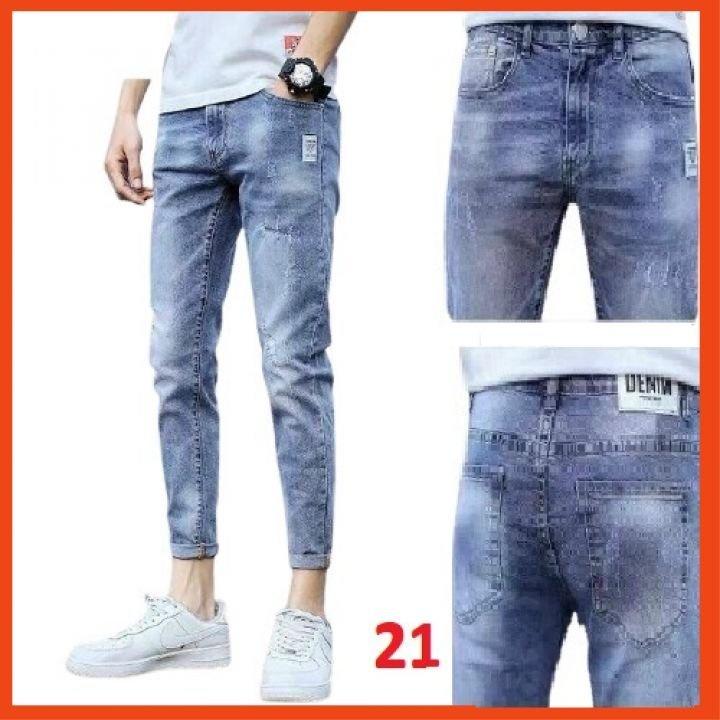 Quần jean nam chất bò co giãn- nhiều mẫu giá rẻ phong cách TINA ms19