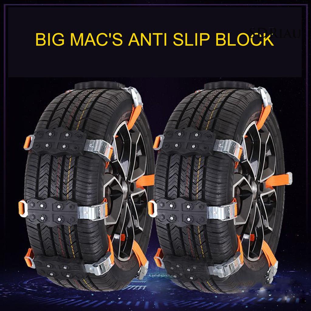 Set 2 Đai Cao Su Bọc Bánh Xe Hơi Chống Trượt Đa Năng Tiện Dụng