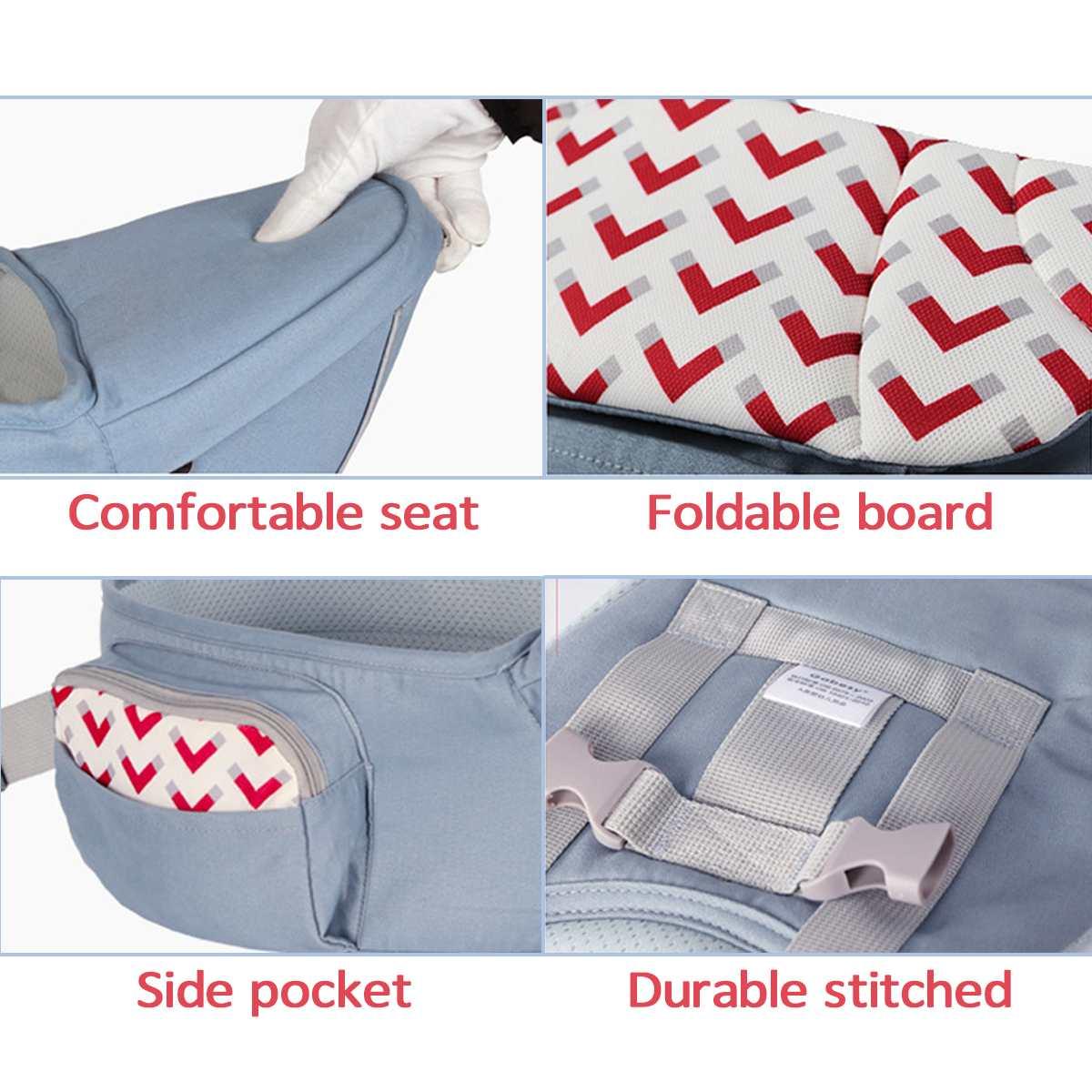 0-36 Tháng 3 Trong 1 Sling Em Bé Sơ Sinh Kid Cho Bé Hipseat Sling Mặt Trước Kangaroo Bé bọc Tàu Sân Bay Dùng Cho Bé Đi Du Lịch