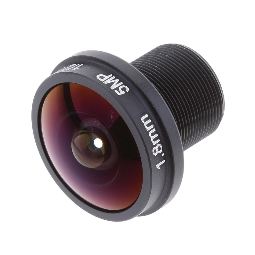 5MP 1.8mm Fisheye Lens Mini Lens IR Sensitive190 Degree Camera Lens for Security Camera Lens Fixed Iris