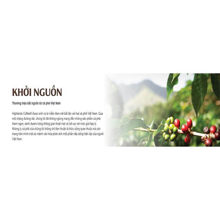 Thùng 12 gói Cà phê Rang xay Moka Highlands Coffee 200g