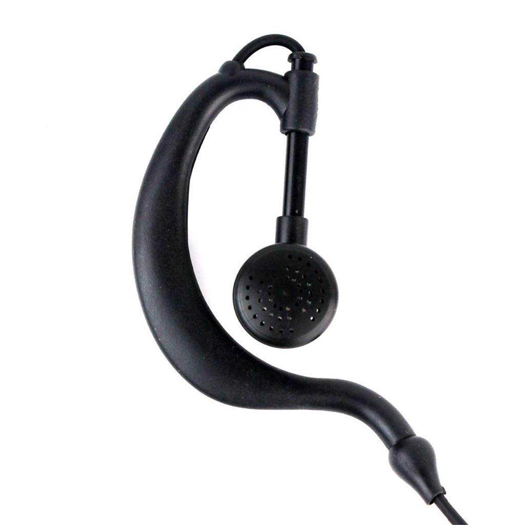 G-shape Ear-hook Mic Earpiece Headset for