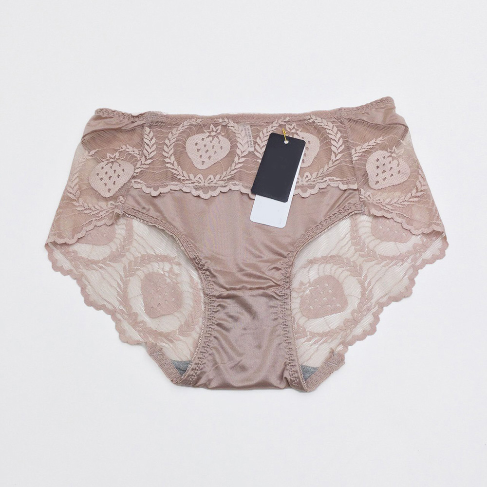 Combo 3 quần lót ren pha cotton lạnh cạp cao mềm mại,siêu nhẹ, không hằn, không lộ viền phù hợp với người từ 48kg-65kg