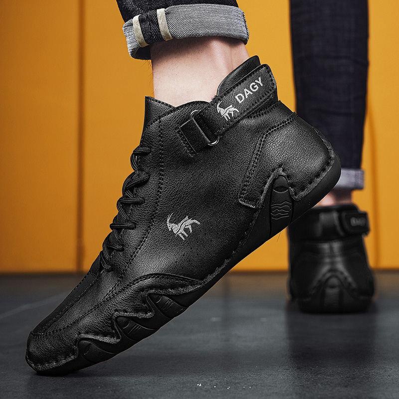 LCRTZKG Men's Sneaker Casual Casual Shoes 2023 Men's Solid Color Shoes Phong cách in Lái xe Flat Shoes Thắt lưng đàn hồi Giày thể thao ngoài trời