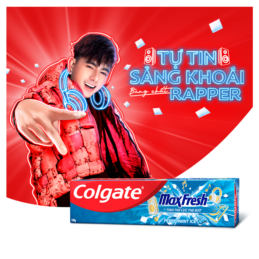 Bộ 4 Kem đánh răng Colgate bạc hà the mát Maxfresh 225g/tuýp tặng bàn chải đánh răng lông mềm