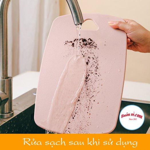 Set 3 thớt nhựa kháng khuẩn, an toàn – Combo 3 thớt nhựa nhiều màu chống nấm mốc - 01525