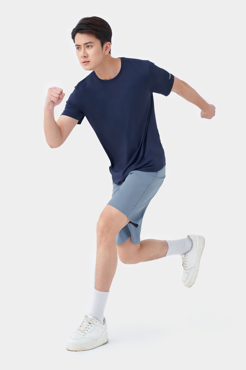 Áo Thun Nam Thể Thao 5S FASHION Thoáng Mát, Nhẹ, Co Giãn Tốt, Thiết Kế Phom Regualr Thoải Mái (ATS24037)