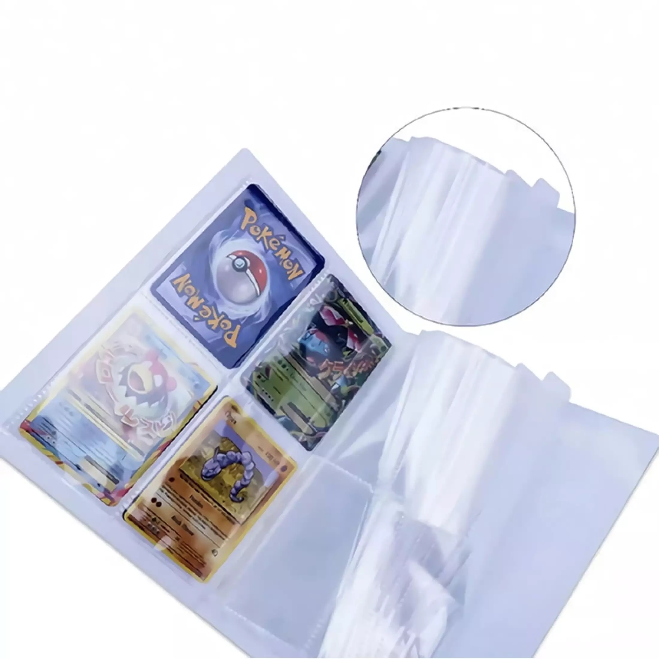 Sổ đựng card Pokemon sức chứa 240 lá bìa hình nhà huấn luyện Takashi và pikachu 1492 32