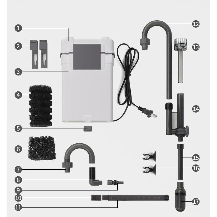 Lọc Sunsun XBL - lọc treo Sunsun Xiaoli XBL cho hồ thủy sinh, bể cá cảnh - Phụ kiện thủy sinh - shopleo