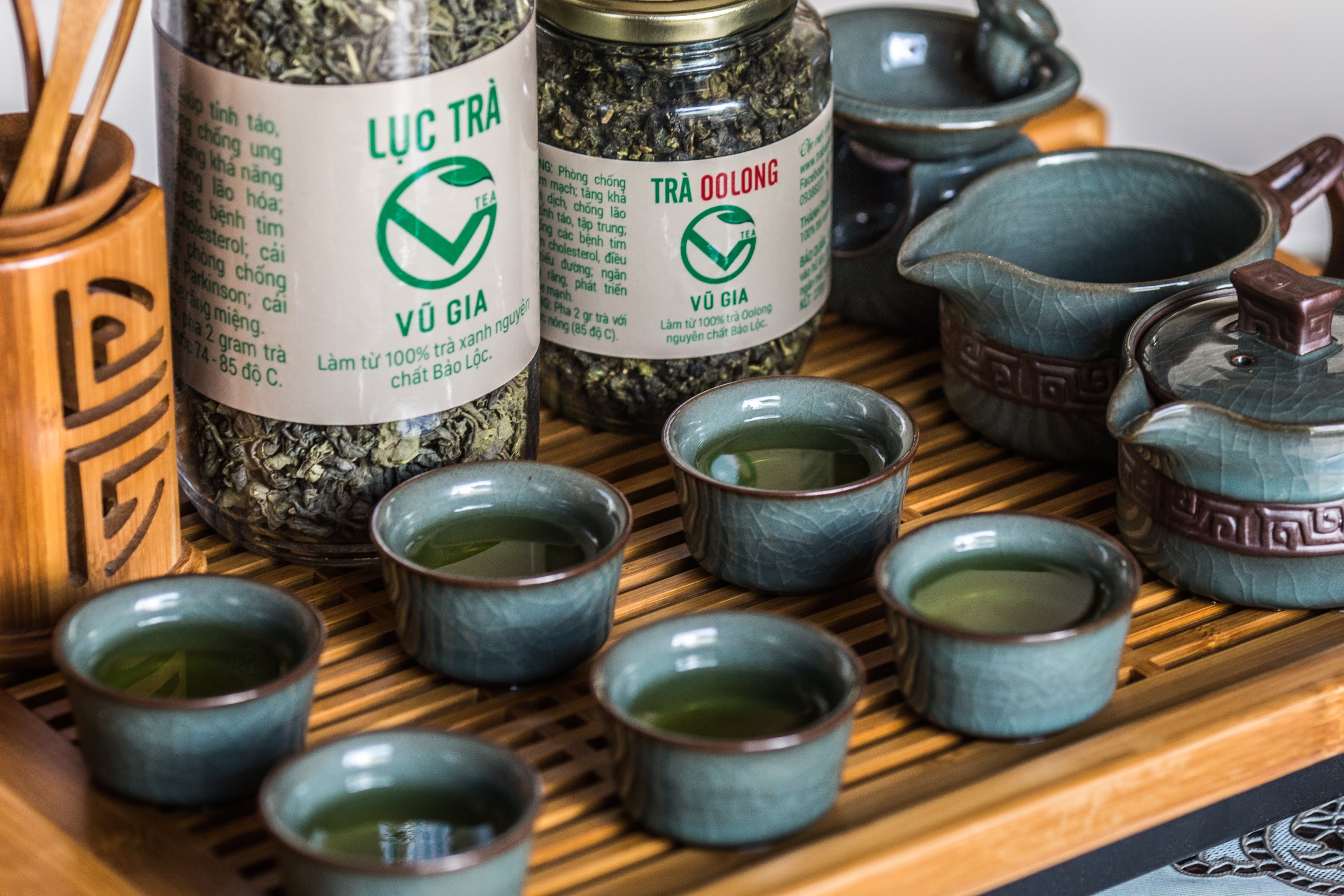Trà Oolong Nguyên Chất Bảo Lộc Vũ Gia