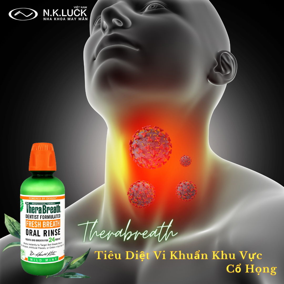 Combo 2 Chai Nước Súc Miệng Therabreath Hỗ Trợ Điều Trị Hôi Miệng (473ml)