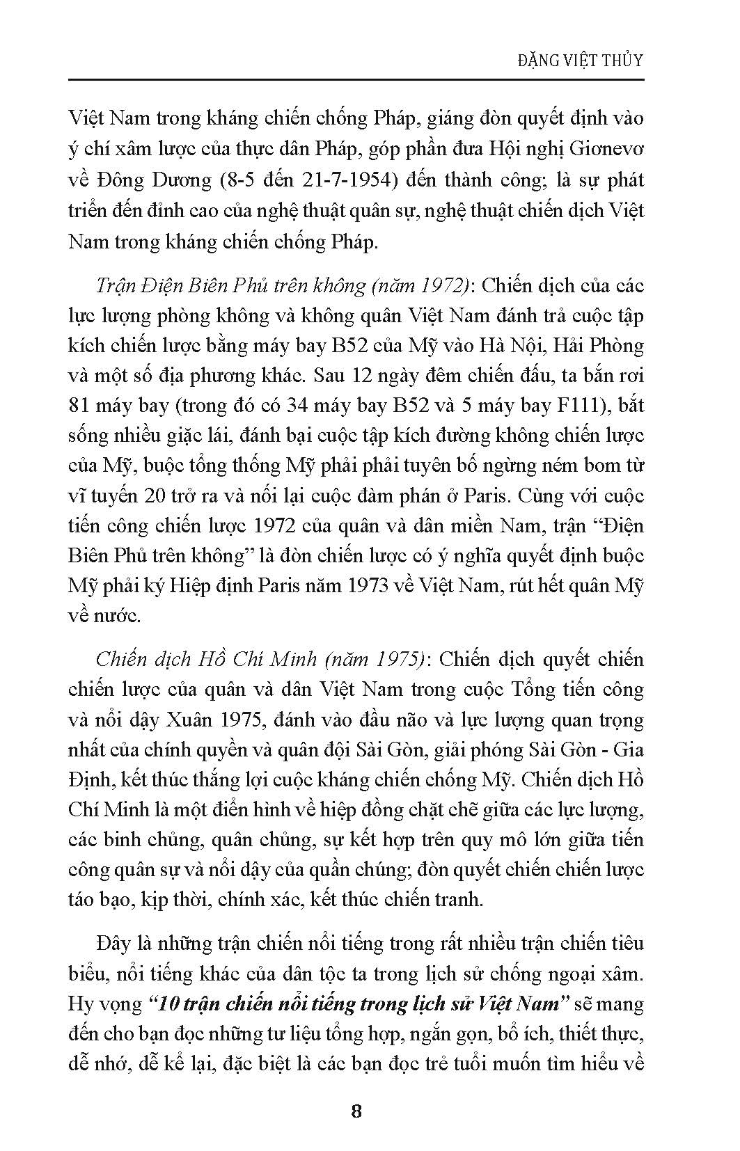 10 Trận Đánh Nổi Tiếng Trong Lịch Sử Việt Nam (Tái bản 2024) - Đặng Việt Thủy