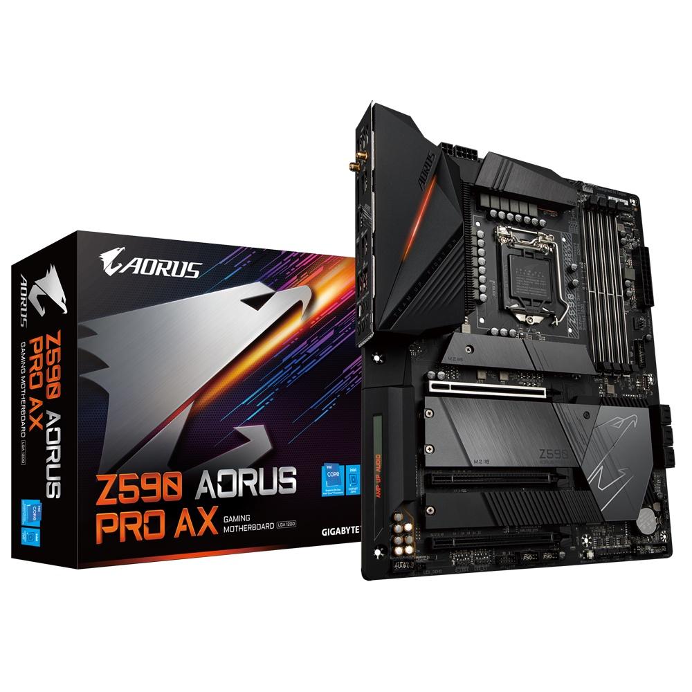 Mainboard - Bo mạch chủ Gigabyte GA Z590 AORUS PRO AX - Hàng chính hãng - Vi tính Hoàng Long